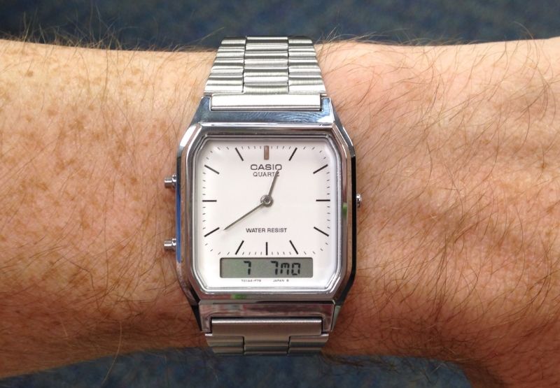 casio aq 230 dual time watch